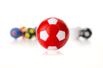 Fodbold til bordfodbold rød 35mm