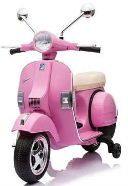 Vespa PX150 12V, lædersæde og gummihjul