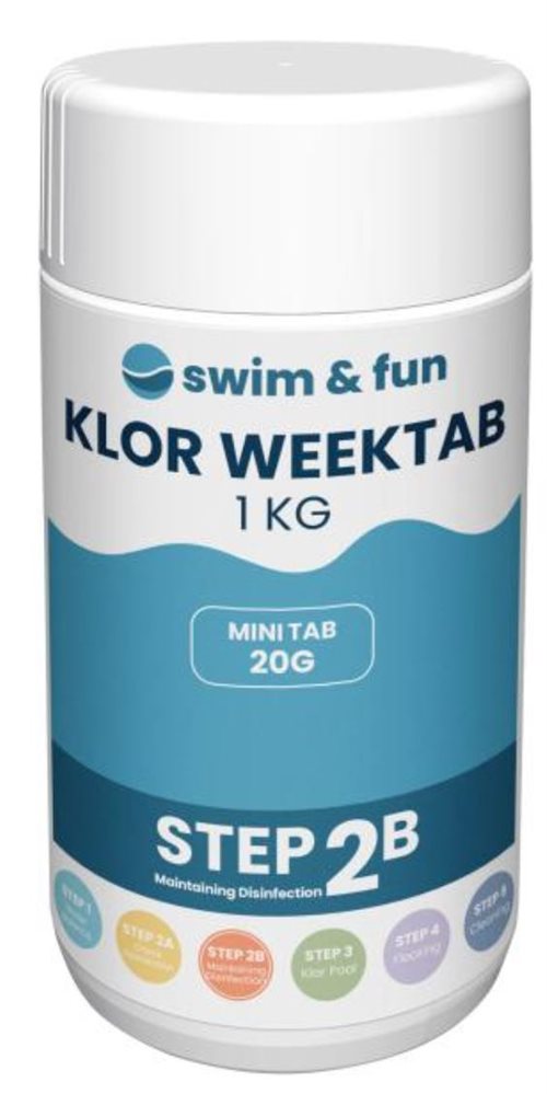 Swim & Fun Klor Weektab 1 kg