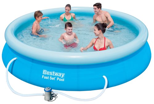 Bestway Fast Set Pool 366x76cm 5377L med pumpe
