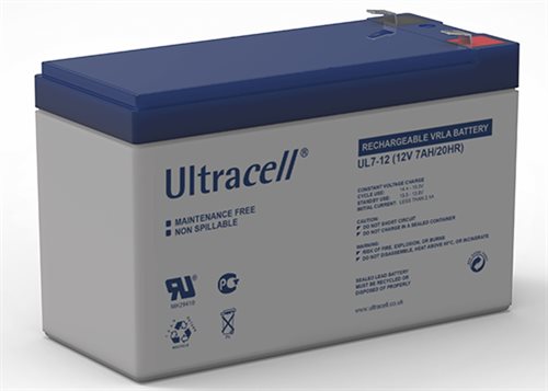 Billede af Ultracell Batteri 12V - 7Ah