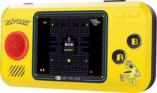 Se Pocket Player Pac-Man portable gaming system(3 Games in 1) hos Netcentret.dk