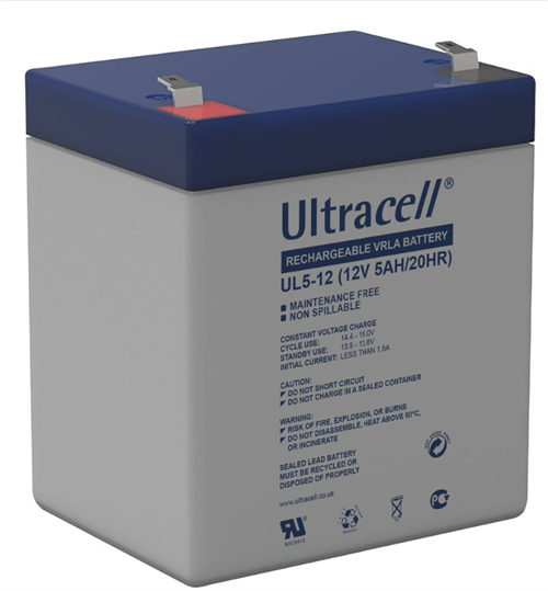 Ultracell Batteri 12V - 5Ah