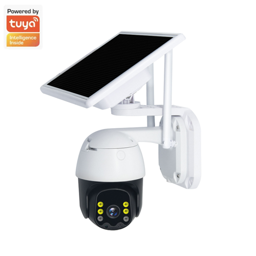 Tuya overvågning IP kamera med WIFI og Solceller - Kræver ingen kabel