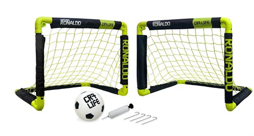 Cristiano Ronaldo foldebar fodboldmål 50cm 2 styk