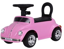 VW Beetle Pink gåbil med musik